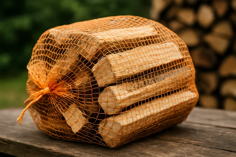 Wat zijn haardhout netzakken?